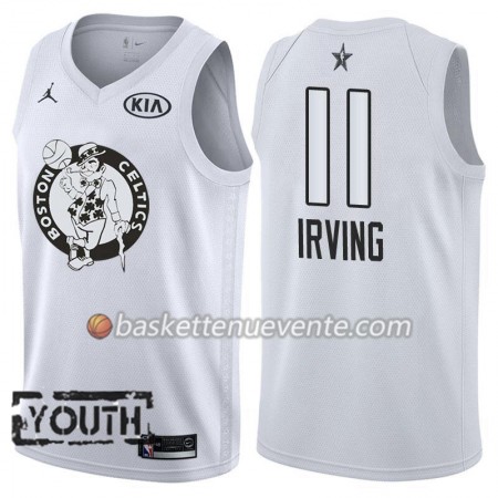 Maillot Basket Boston Celtics Kyrie Irving 11 2018 All-Star Jordan Brand Blanc Swingman - Enfant